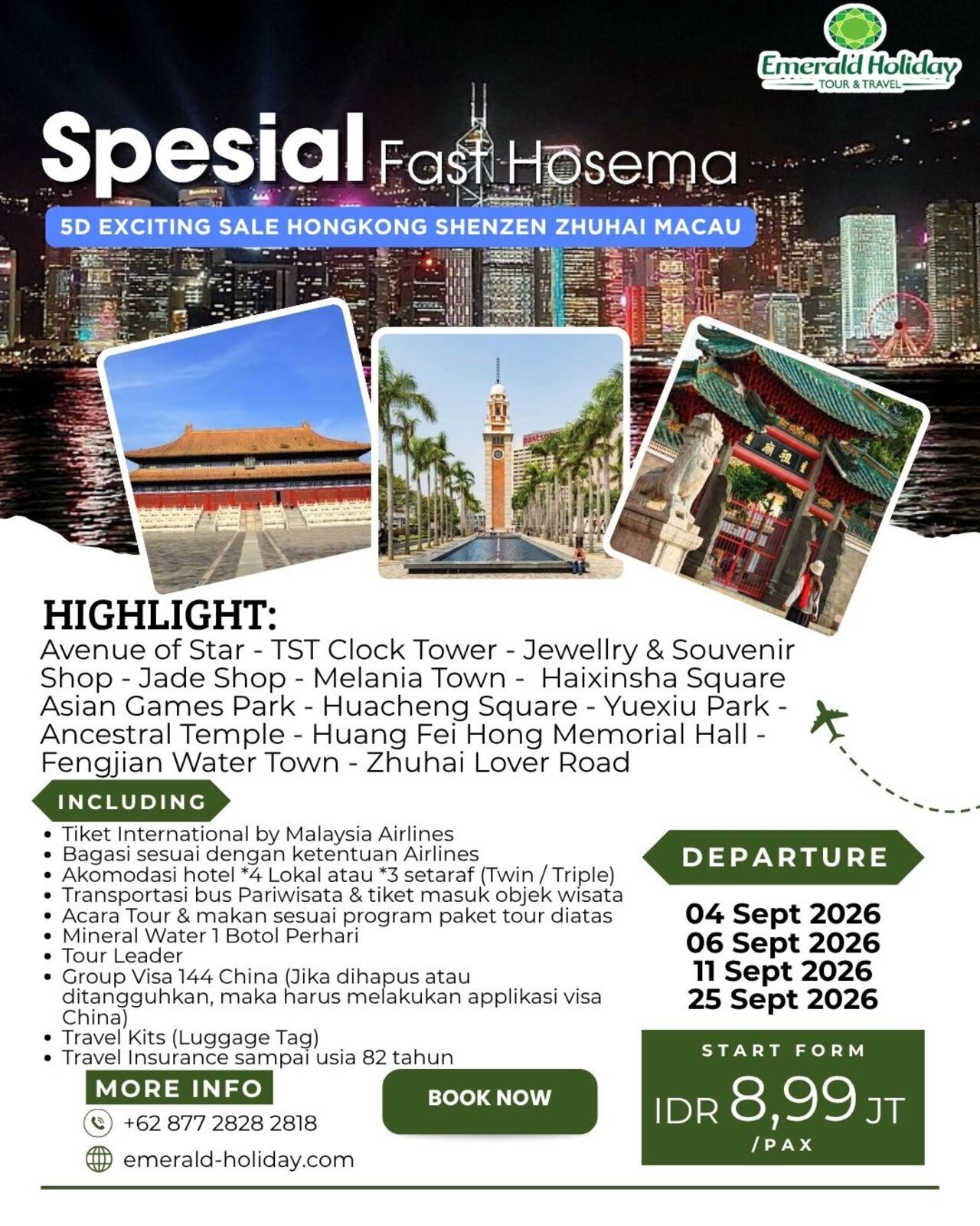 5D EXCITING SALE HONGKONG SHENZEN ZHUHAI MACAU 4 - 25 SEPT 26 (1)
